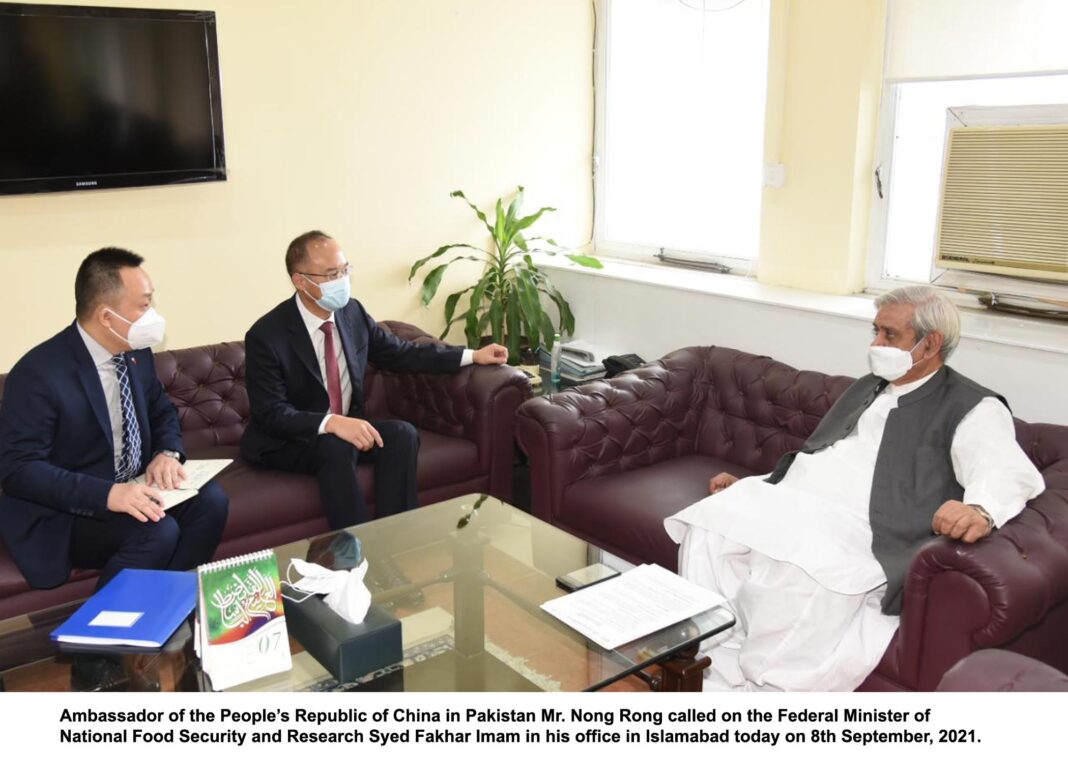 ‘Pakistan, China agree to boost trade, exchange of technologies in agri sector’