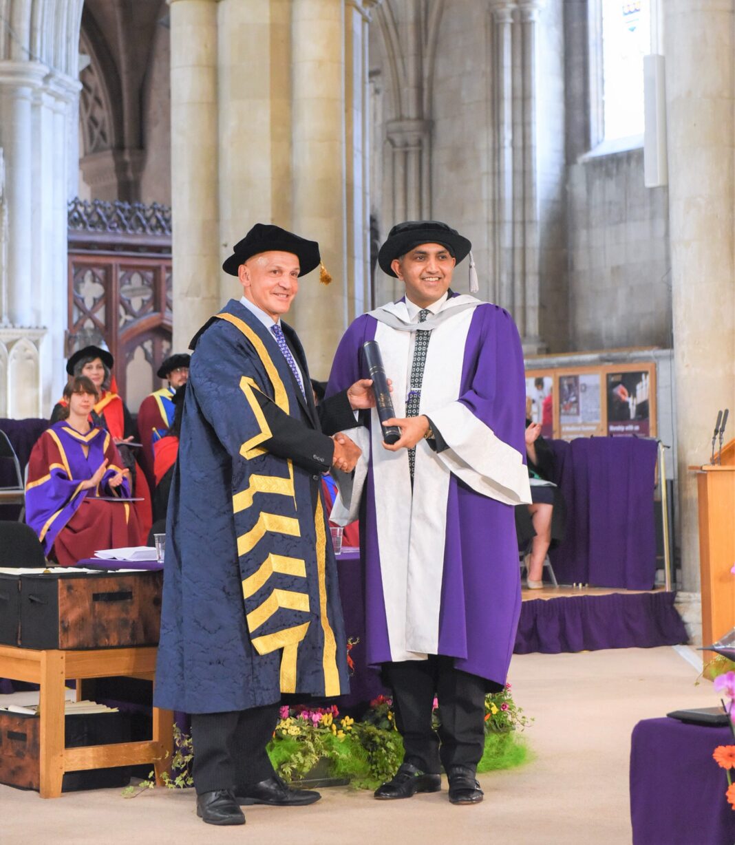 Faisal Mushtaq Conferred Honorary Doctorate of Education By A Leading Uk University