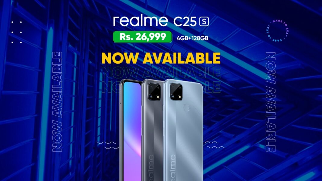realme C25s now comes with 128GB of Storage