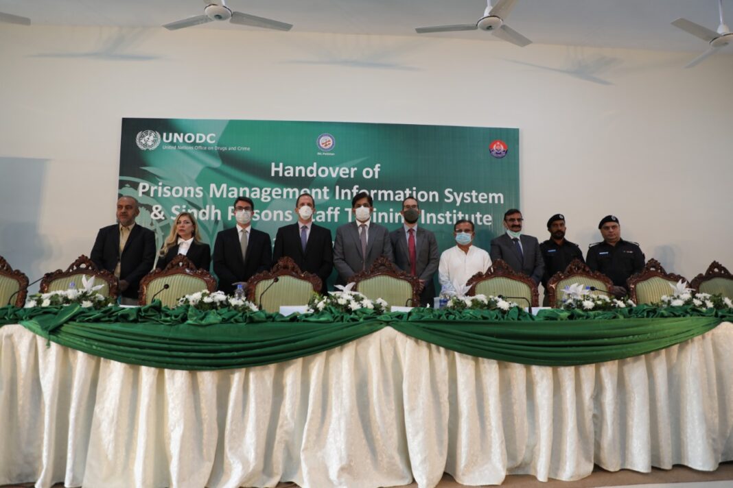 PMIS handed over to Sindh govt by UNODC