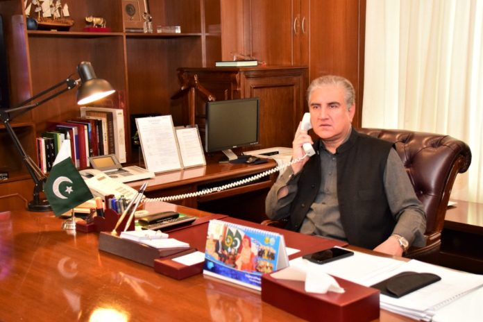 Qureshi received a telephone call from the British Minister of State.