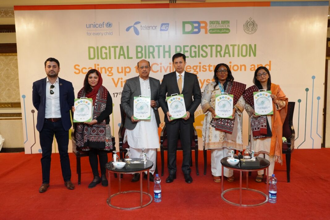 UNICEF, Telenor empower Sindh with 'Digital Birth Reg. System'