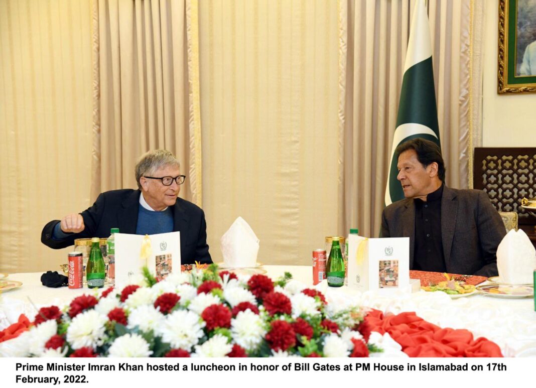 Highly appreciate support of Bill & Melinda Gates Foundation for Pakistan : PM
