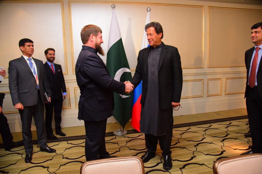 Imran Khan meeting with Head of the Chechen Republic