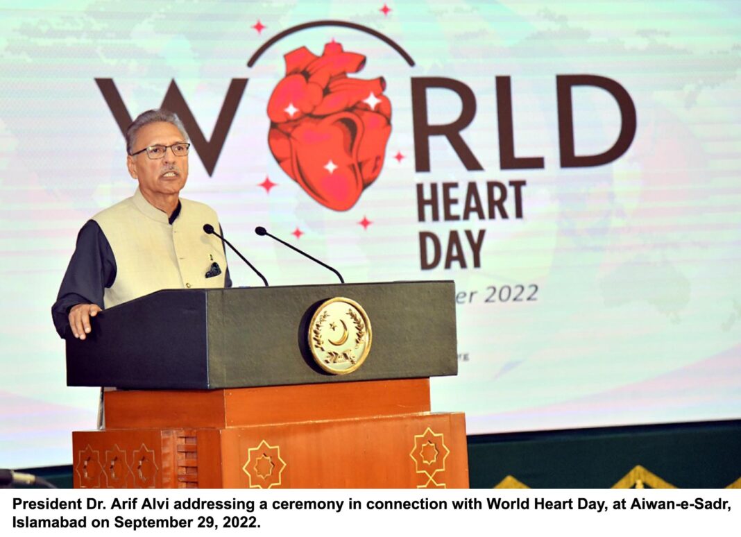 President urges healthy lifestyle, awareness to reduce heart diseases