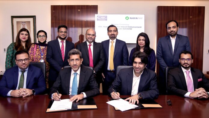 UBL and NayaPay partner for fast international remittances to Pakistan