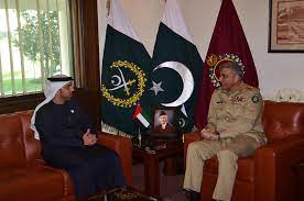Ambassador of UAE called on General Qamar Javed Bajwa
