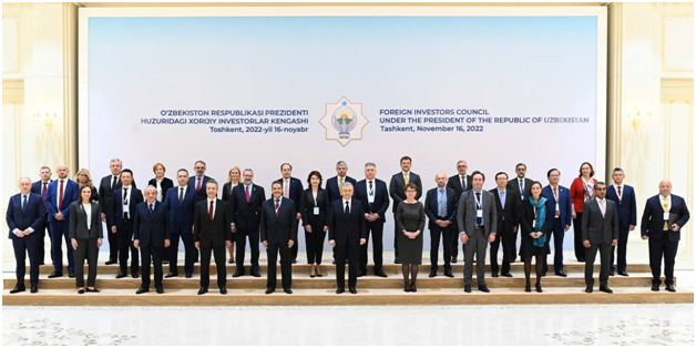 Address by the President Shavkat Mirziyoyev at the First Plenary Session of the Foreign Investors Council under the President of the Republic of Uzbekistan