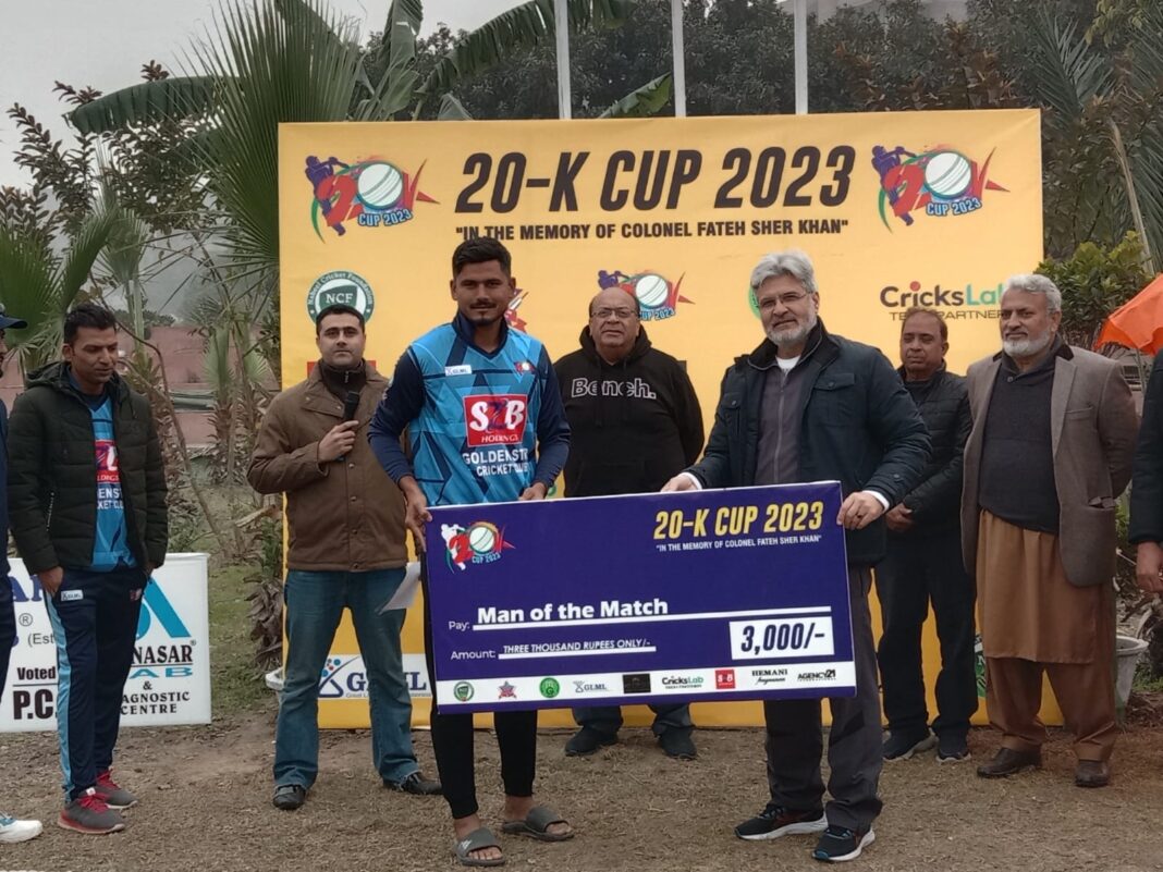 20-K Cup T20 Cricket: Golden Star Club thump Pindi Gymkhana