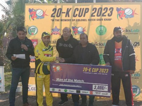 Sadam bats P&T Gymkhana to victory in 20-K Cup 2023