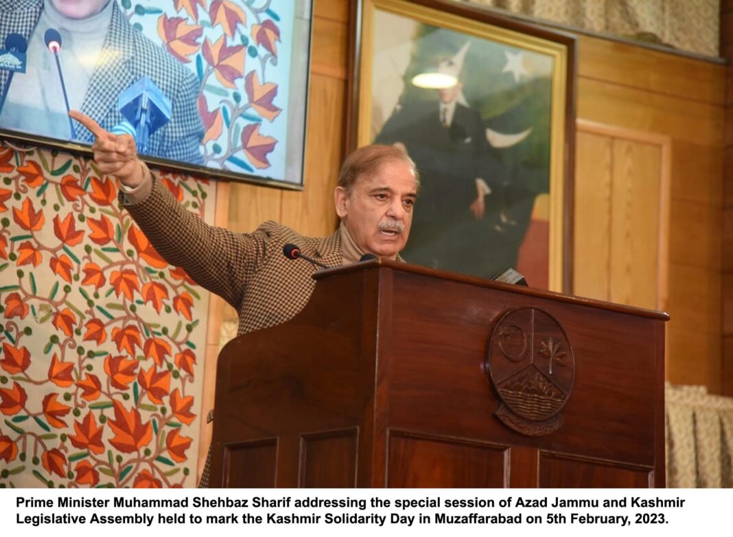 PM Shehbaz Sharif for Unity to Infuse Vigour, Strength to Kashmir Cause