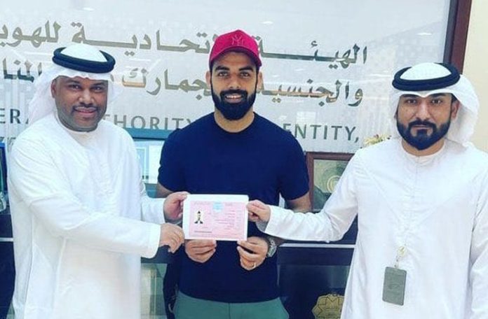 Shadab Khan receives UAE Golden Visa