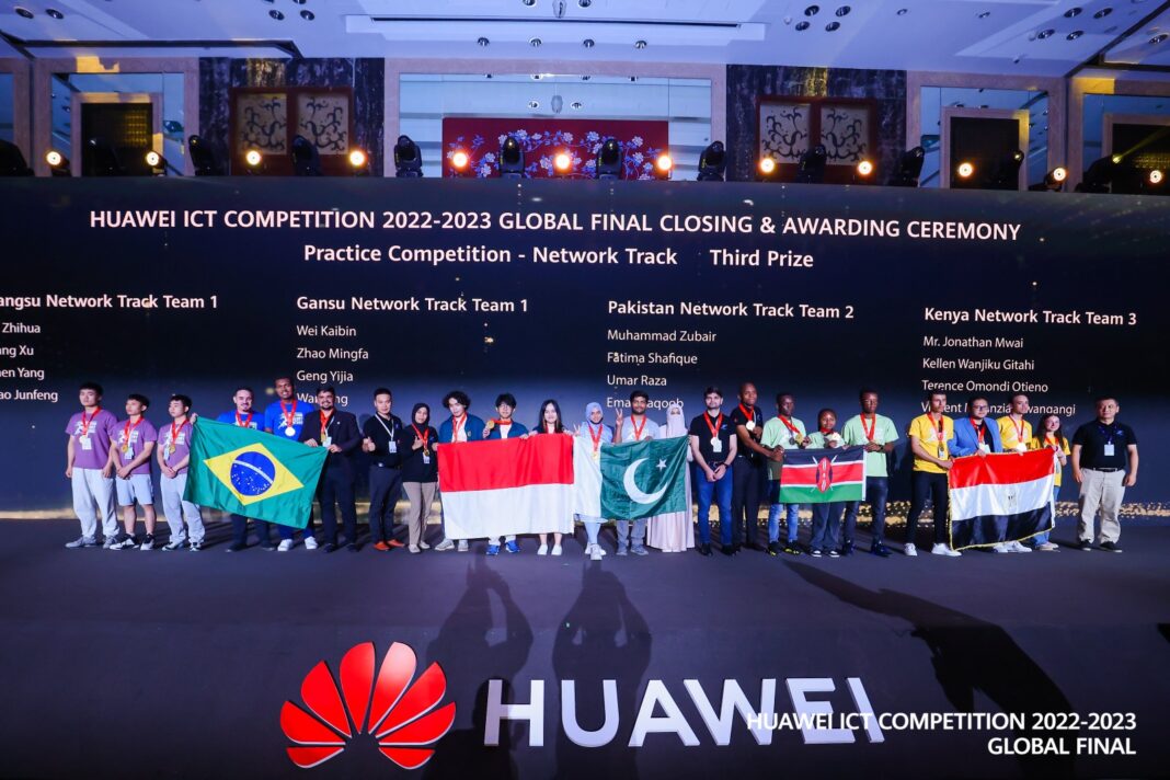 Pakistani Students took top positions in Huawei ICT Competition 2022-2023 Global Final Held in Shenzhen, China