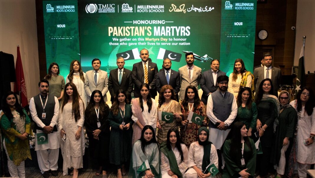 Martyr’s Day held by TMUC Students as "Meri Pehchan Pakistan"
