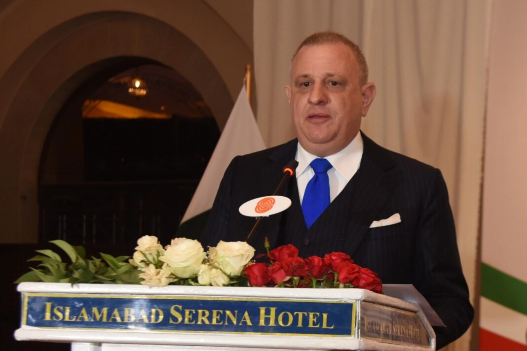 Italy enjoys bilateral ties with Pakistan in multiple spheres: Andreas Ferrarese