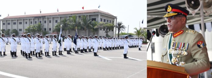 Chairperson Joint Chief of Staff Committee General Sahir Shamshad Mirza, Addressed to cadets of the 119th Midshipmen and 27th Short Service Commission