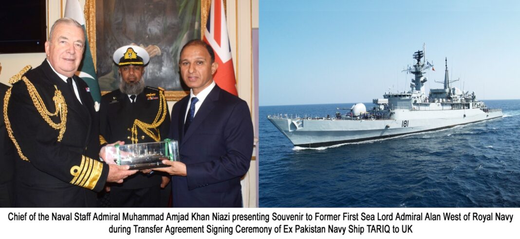 Pakistan Navy Ship Gifted To United Kingdom as Goodwil