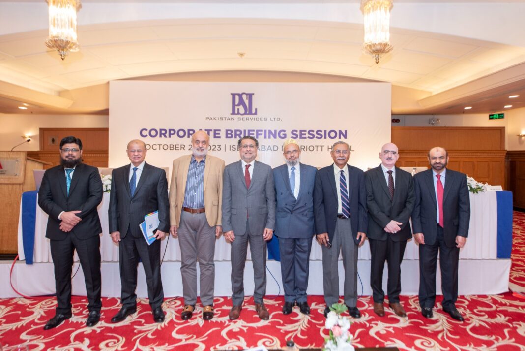 Pakistan Services Limited (PSL) holds a Corporate Briefing Session