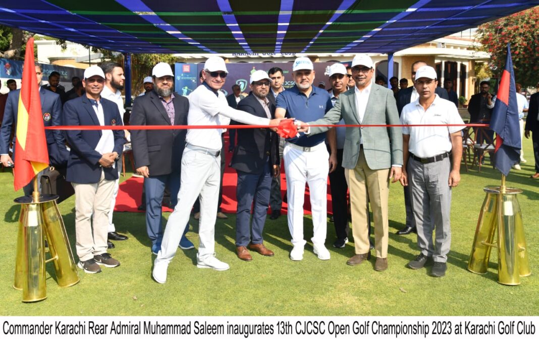 Opening Ceremony of 13th CJCSC Open Golf Championship Held at Karachi Golf Club