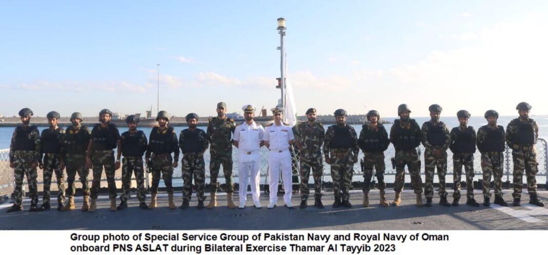 Pakistan, Oman hold ‘Thamar Al Tayyib 2023’ naval exercise