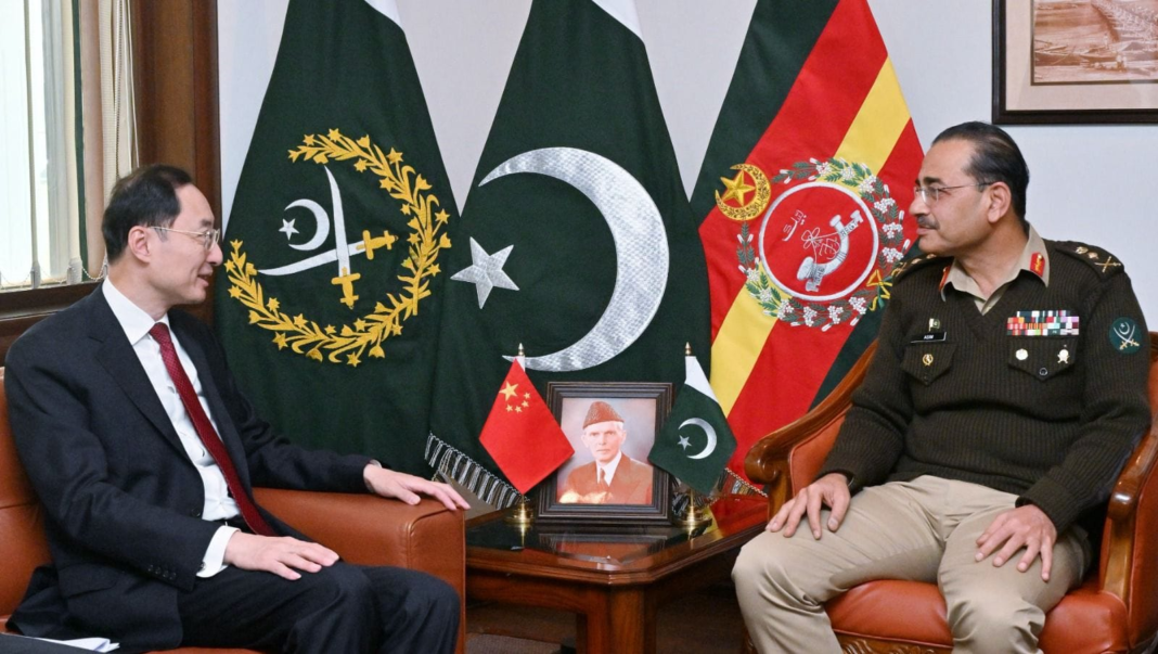 China's vice FM visits GHQ, discusses defence ties with COAS