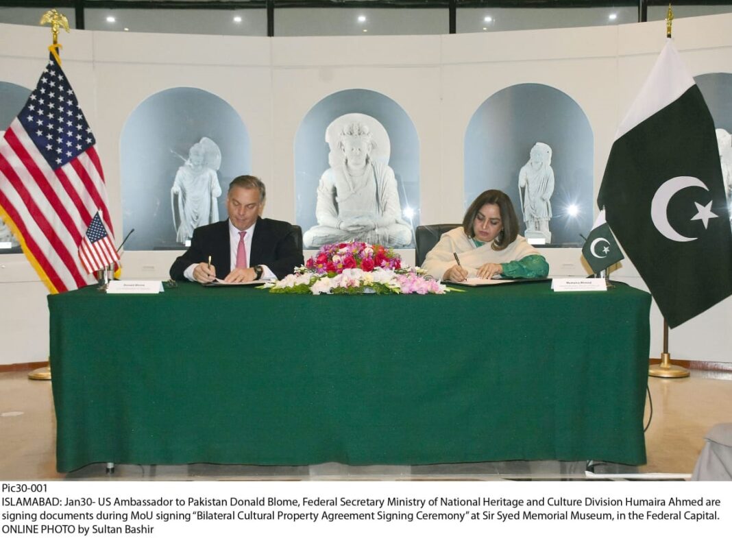 United States and Pakistan Sign Agreement to Protect Pakistan’s Cultural Heritage