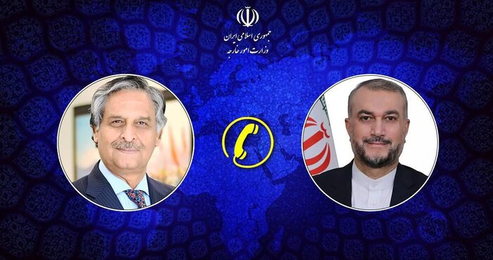 Foreign Minister receives telephone call of the Foreign Minister of Iran