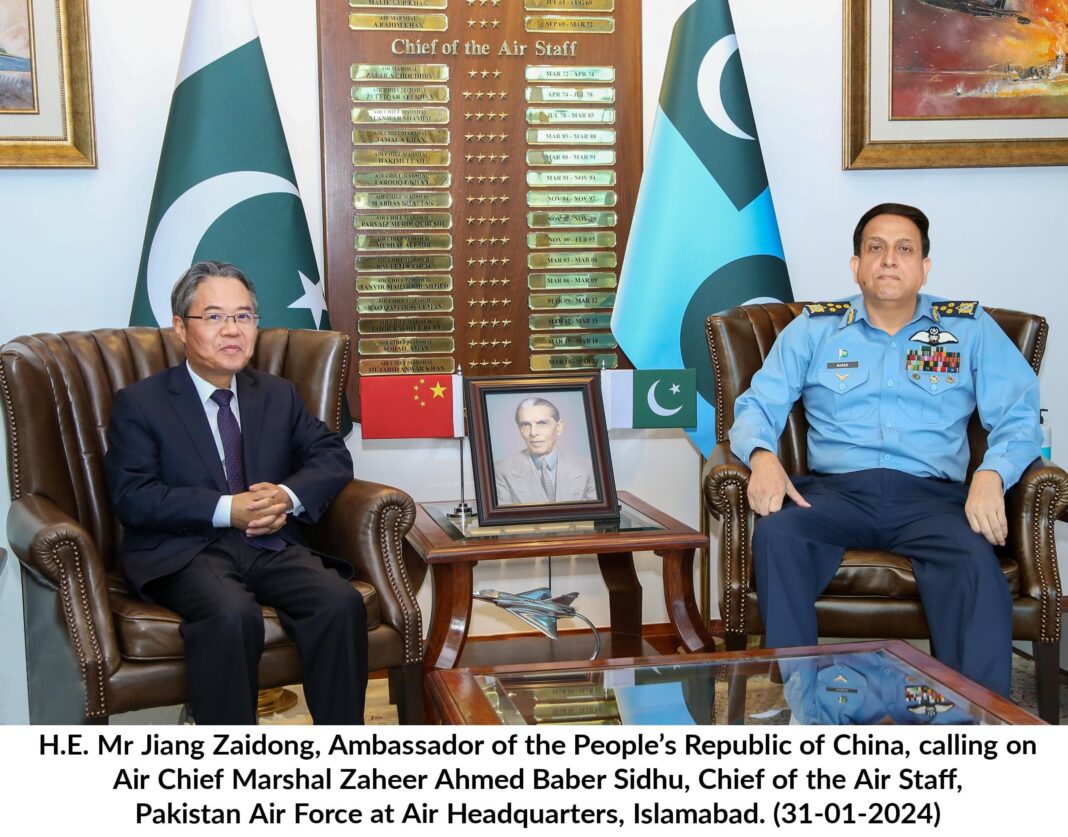 Chinese Ambassador Calls on Air Chief