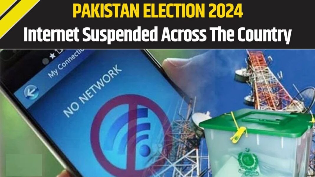 Internet, mobile services suspended across Pakistan on polling day