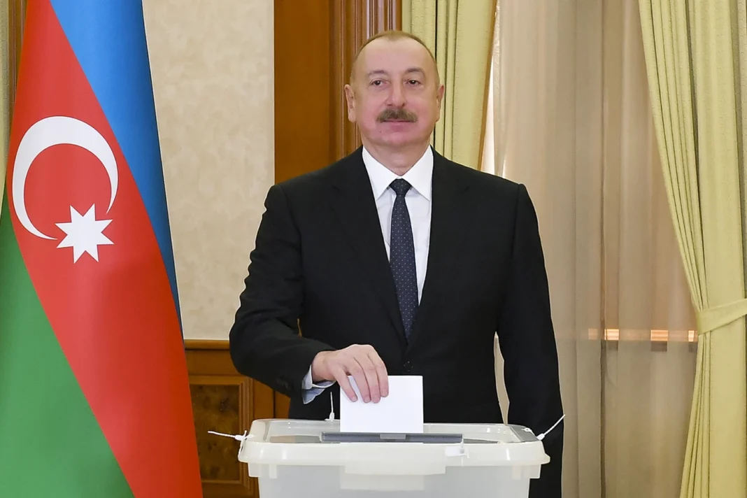 Historical Victory :::   Azerbaijan's Aliyev re-elected as President for a fifth consecutive term