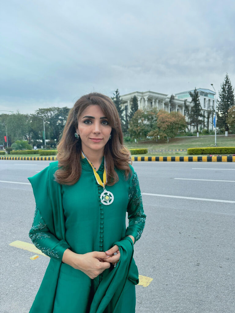 Naila Kiani Received The Highest Civilian Award, SitaraeImtiaz