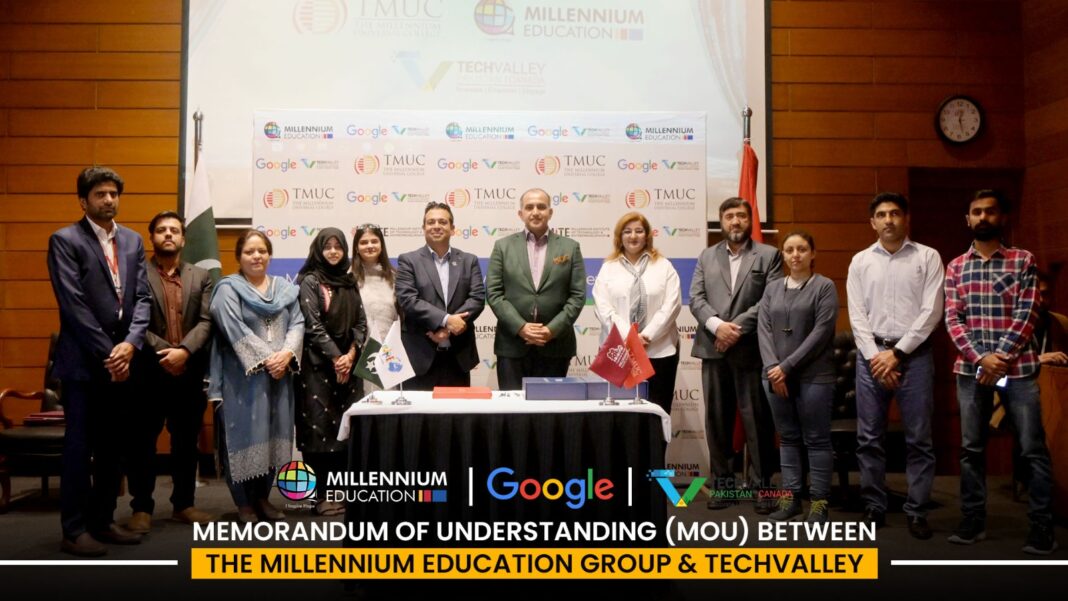 Roots Millennium Education Group and Tech Valley signed MoU