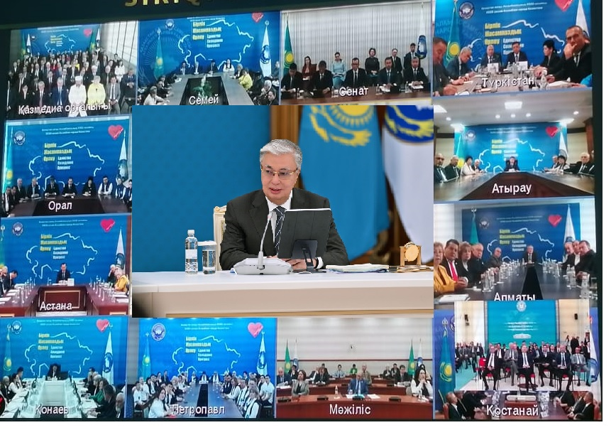 President Tokayev Addresses Assistance for Flood Victims at Assembly of People of Kazakhstan