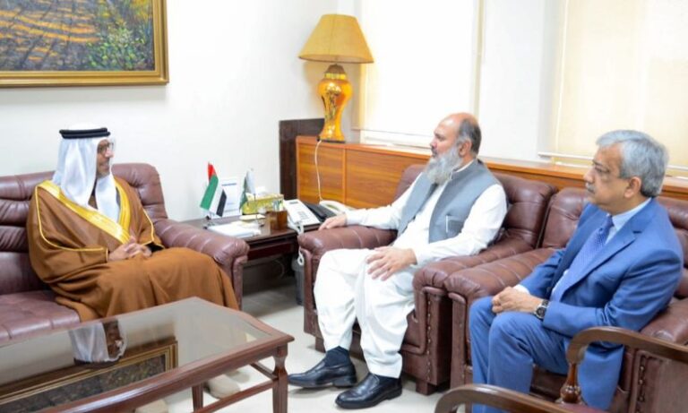 UAE Ambassador Meets Pakistan's Commerce Minister to Boost Trade Relations