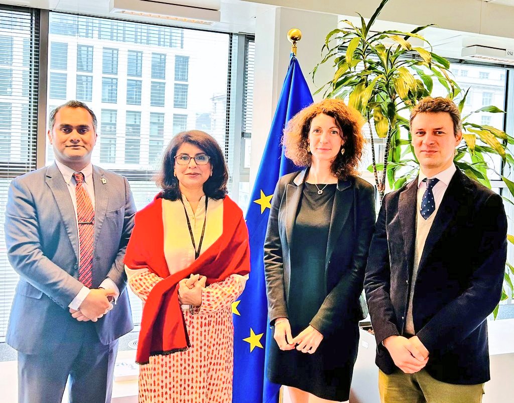 Pakistan envoy, EU HERA’s unit head discuss health security collaboration