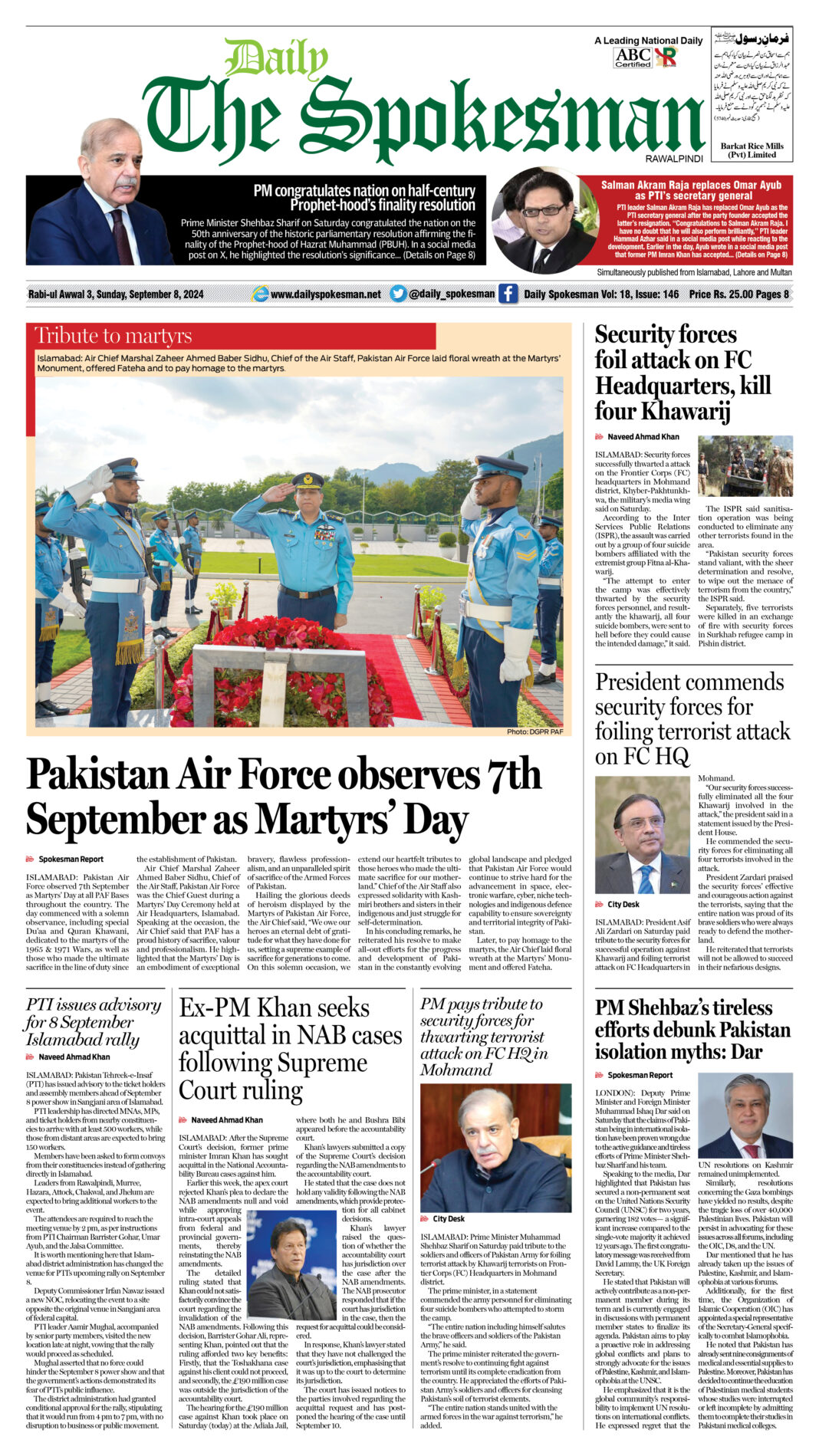 Daily The Spokesman September 08 2024 PDF