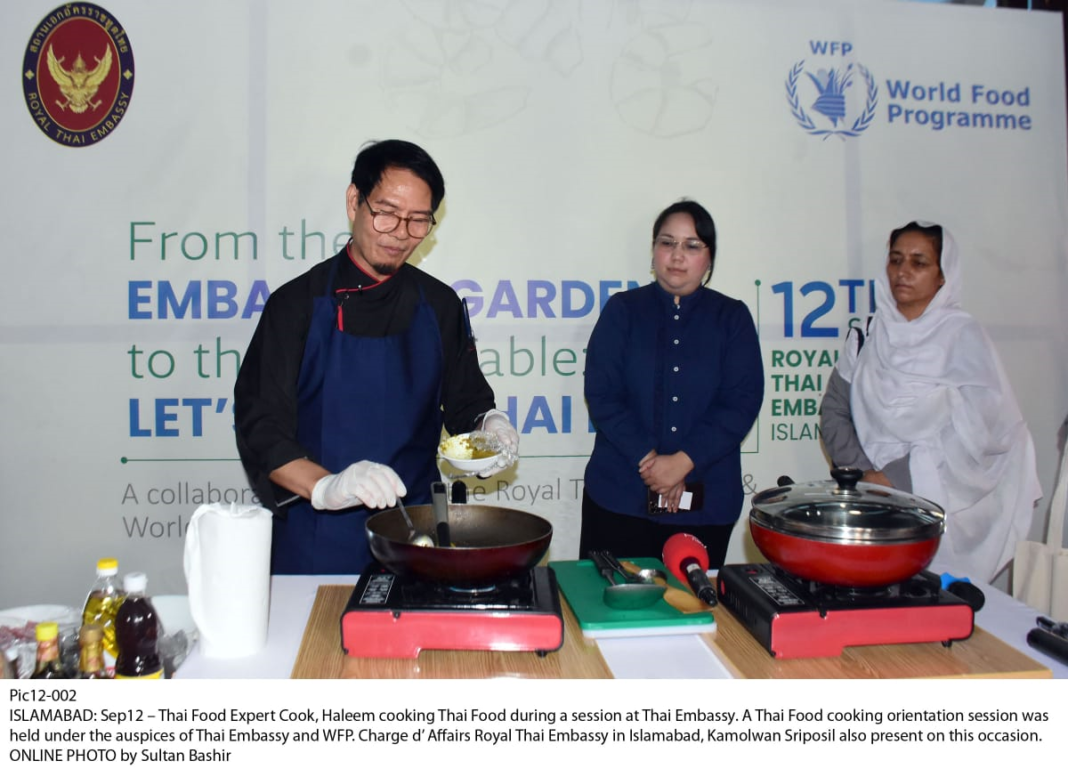 Royal Thai Embassy & World Food Programme host culinary event promoting sustainability