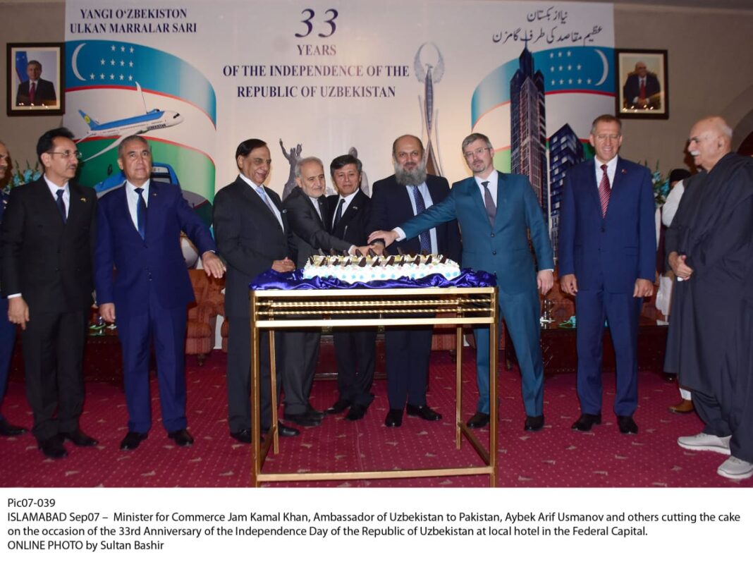 Pak-Uzbek Relations Strengthened at Uzbekistan’s 33rd Independence Day Celebration