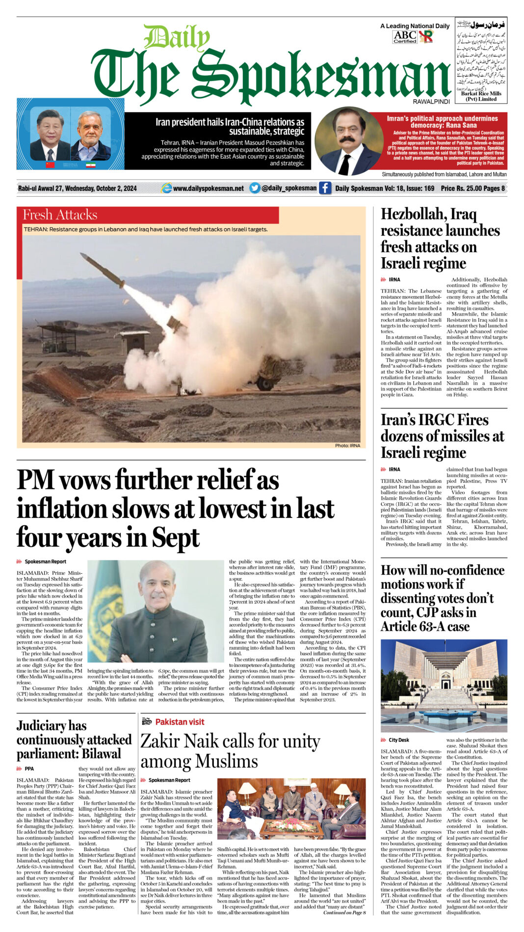 Daily The Spokesman October 02 2024 PDF