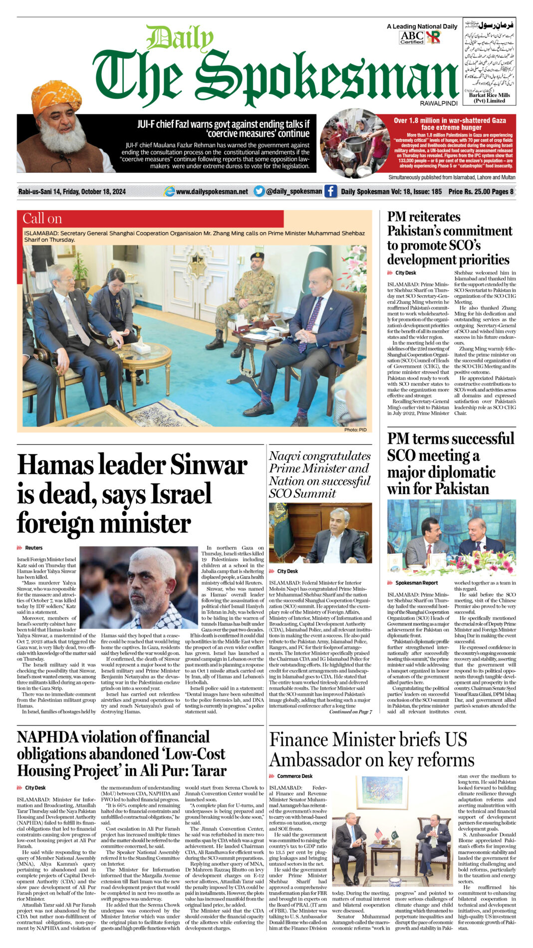 Daily The Spokesman October 18 2024 PDF