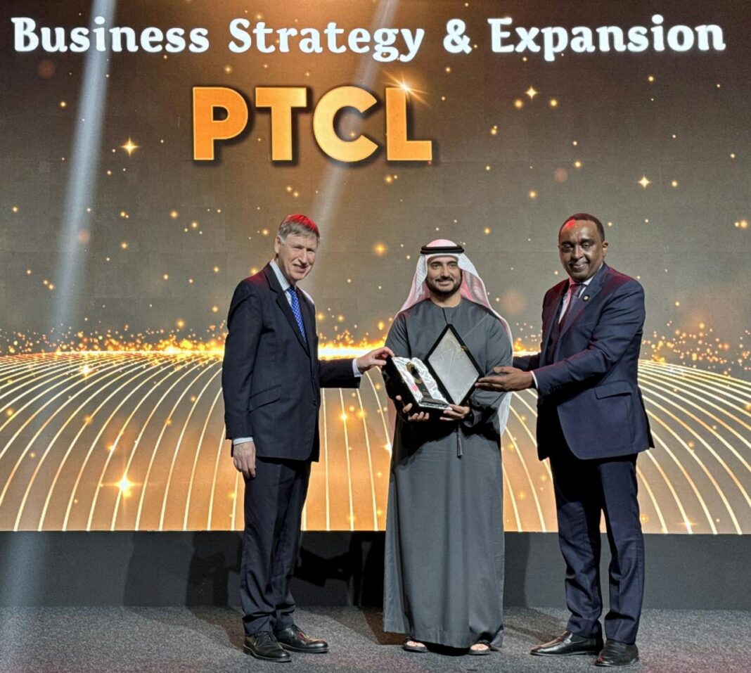 PTCL wins SAMENA LEAD Best Business Strategy & Expansion Award