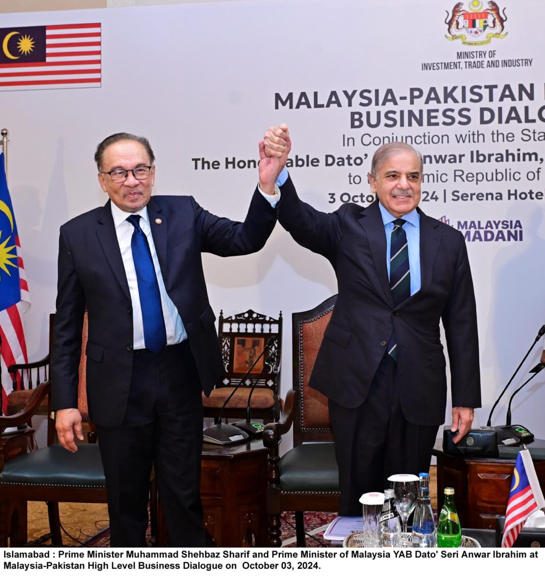 Pakistan, Malaysia agree to deepen trade, investment cooperation