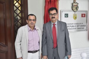 Honorary Consul General of the Republic of Tunisia Peshawar hosted luncheon