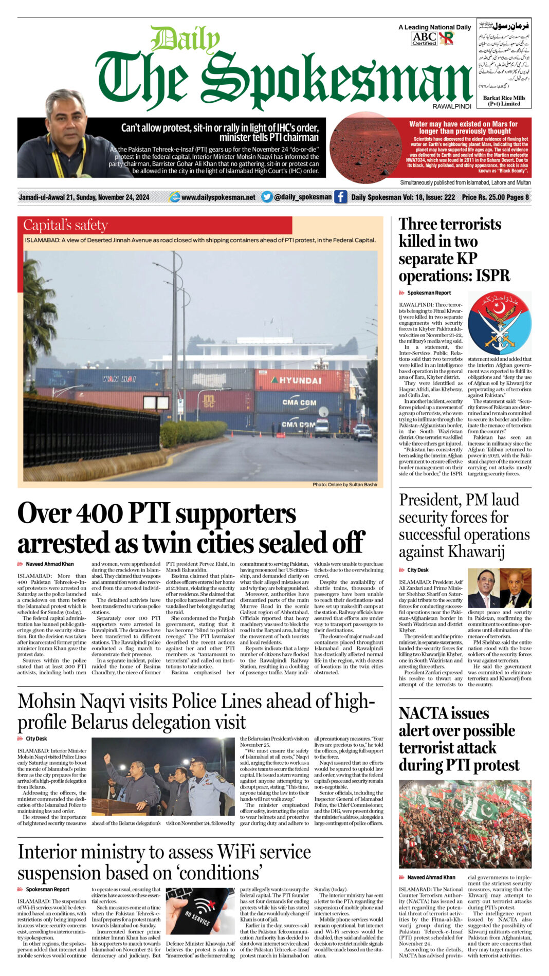 Daily The Spokesman November 24 2024 PDF