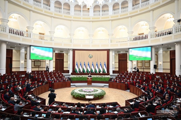 President of Uzbekistan participates in the session of the Legislative Chamber of Oliy Majlis