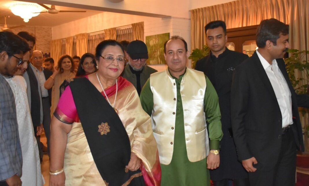 Pakistan High Commissioner hosts dinner in honour of Rahat Fateh Ali Khan