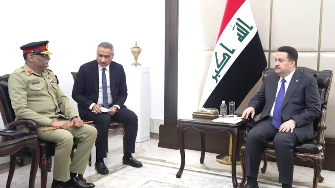 CJCSC Gen Sahir meets with Iraqi PM, chief of defense forces in Baghdad