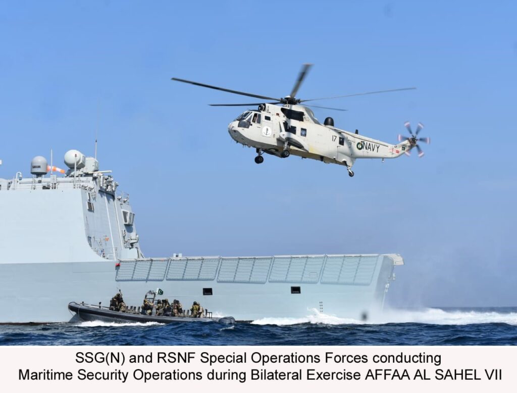 Pakistan Navy and Royal Saudi Naval Forces Bilateral Exercise “Affaa Al Sahel Vii” Concludes At Karachi