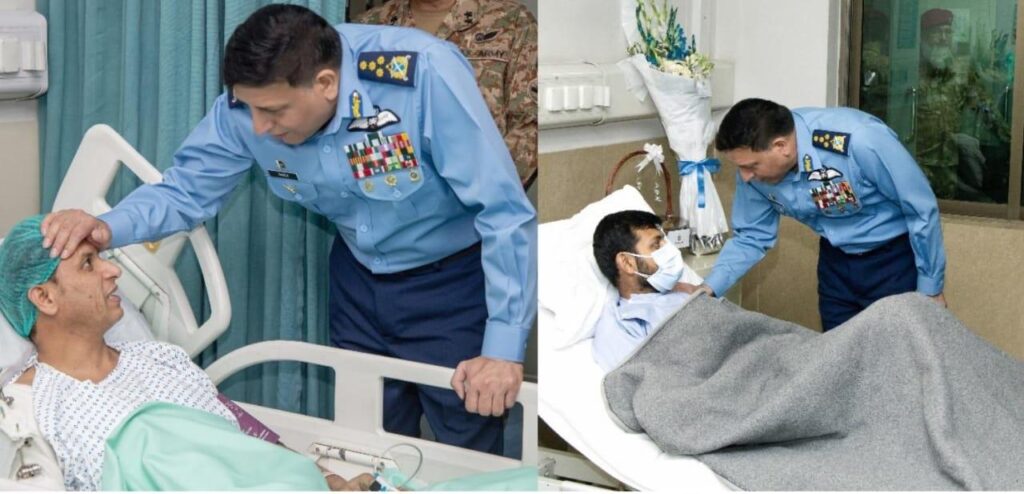 Air Chief Marshal Sidhu Offers Condolences to Shaheed Officer's Family