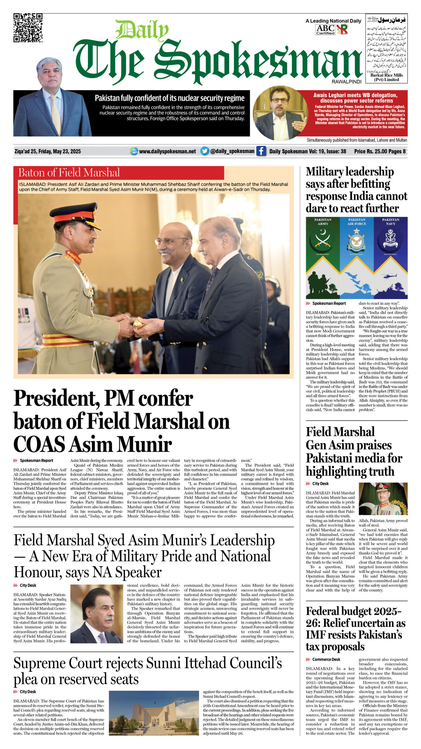 Daily The Spokesman May 23 2025 PDF